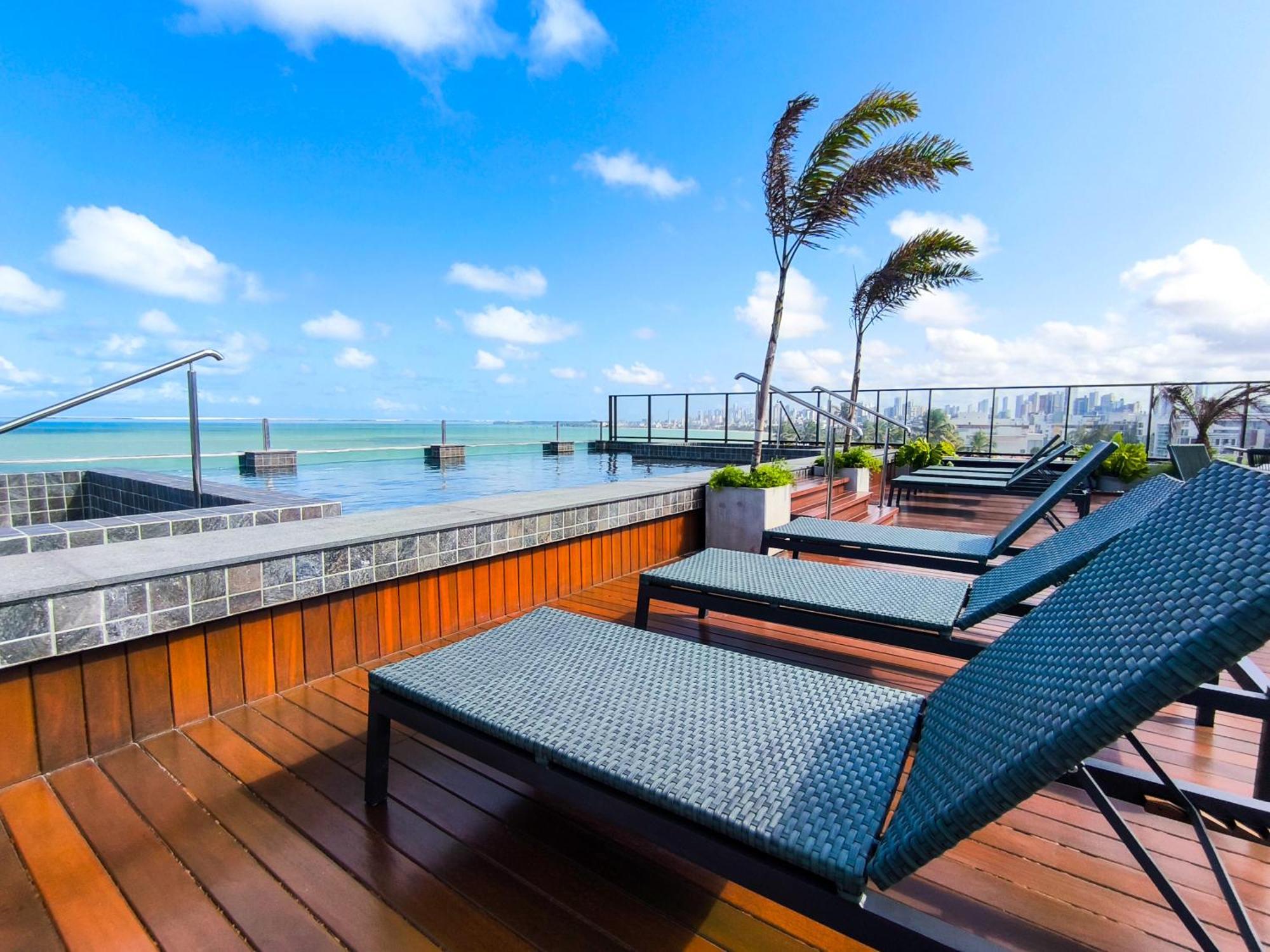 Apartamento Flat Pe Na Areia Alta Garden